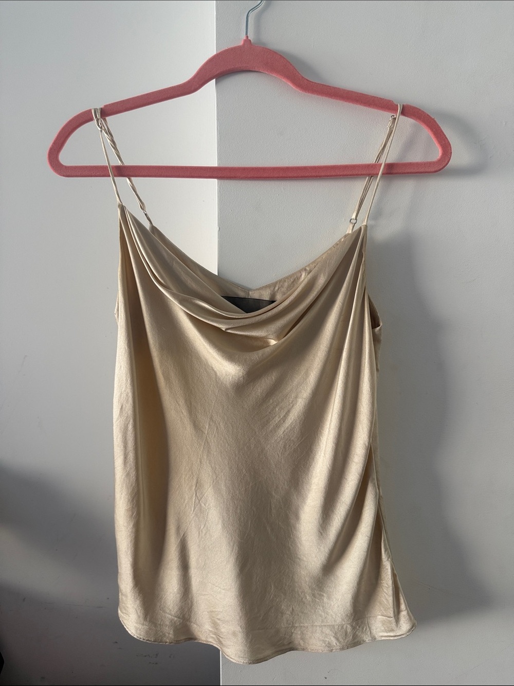 Reformation Gold Camisole Tank Size Small